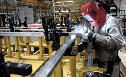 La producción industrial creció 5% interanual en marzo