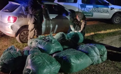 Condenan a un gendarme y dos cómplices por transportar más de 240 kilos de marihuana en Chaco