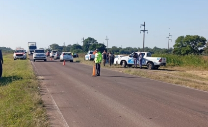 Policía perdió la vida en un accidente vial