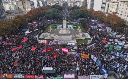 El grito por ‘Ni Una Menos’ se escuchó con marchas multitudinarias en todo el país