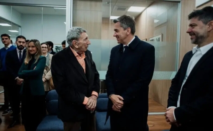 El Nuevo Banco del Chaco mostró su renovada sucursal en Buenos Aires junto a Luis Landriscina