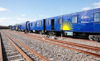 El Tren 25 de Mayo reprograma su llegada a Fontana