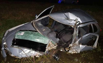 Margarita Belén: choque en Ruta 11 entre auto y moto deja un muerto y dos heridos graves