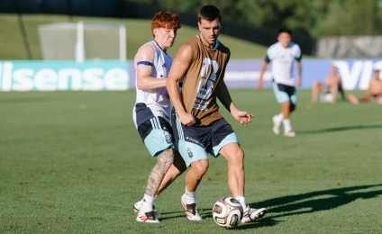 La Selección argentina volvió a los entrenamientos, con la mirada puesta en Inglaterra