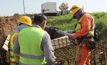 Avanzan las obras en el Segundo Acueducto