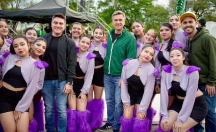 Zdero acompañó el cierre de la Estudiantina: qué colegio ganó el viaje a Carlos Paz