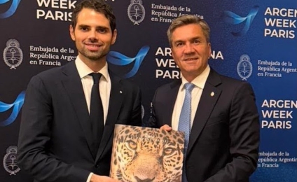 Zdero participó en la apertura de la Argentina Week en París junto al embajador Ian Sielecki