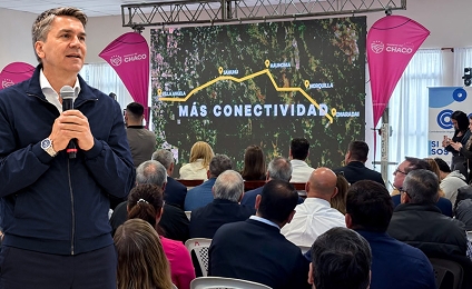 Zdero anunció el llamado a licitación para pavimentar la Ruta 13 en los tramos 3 y 4